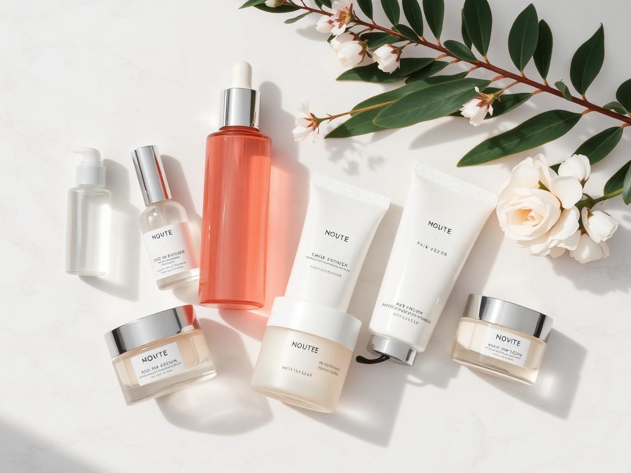 Prodotti di skincare e bellezza per donna